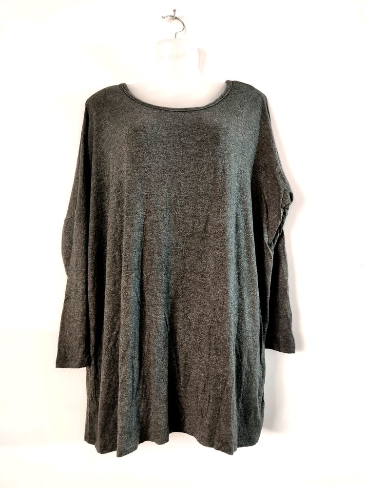 Grey Lose Fit Casual Top ( Women)