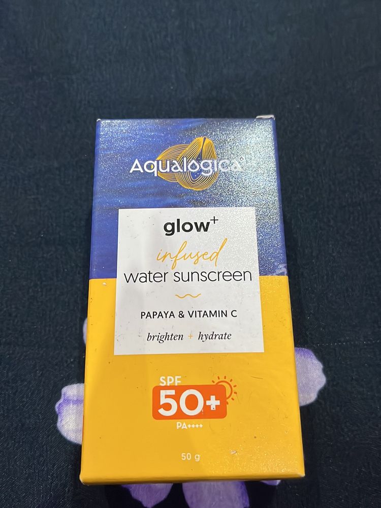 Aqualogica Glow + Infused Water Sunscreen