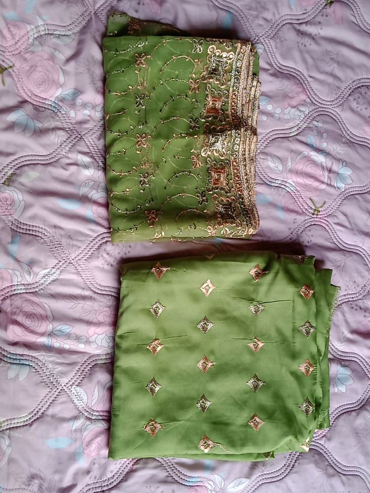 Un-Stitched Suit Salwar With Dupatta