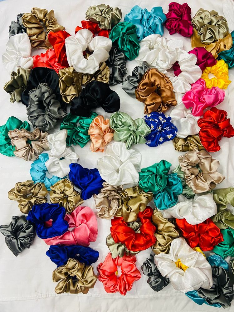 Premium Satin Scrunchies