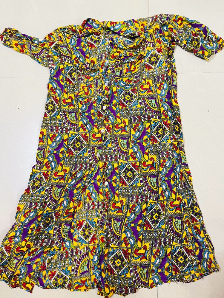 Women Multi Coloured Shirt Dress