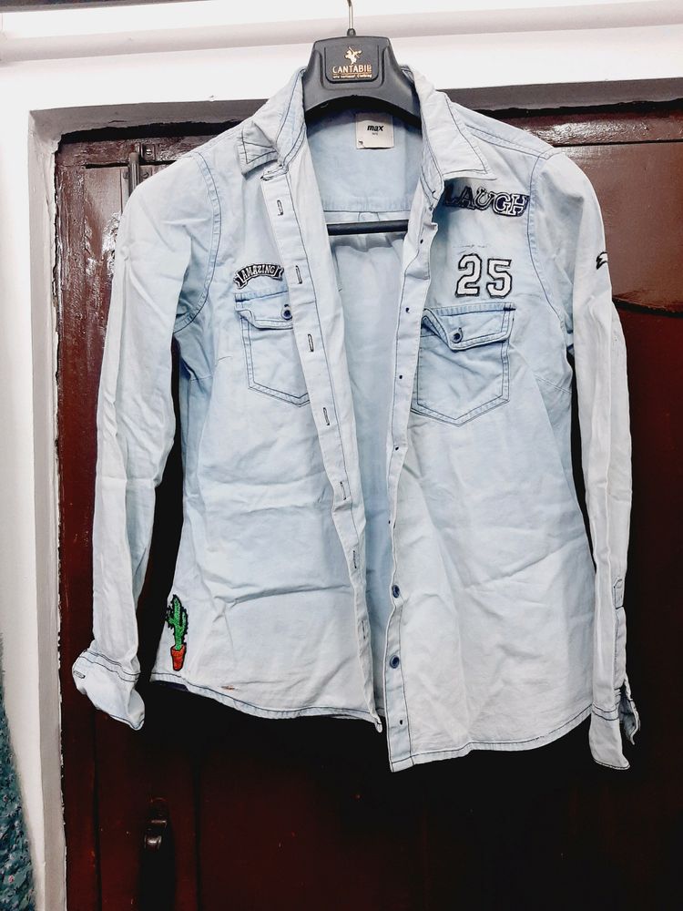 Light Blue Denim Shirt