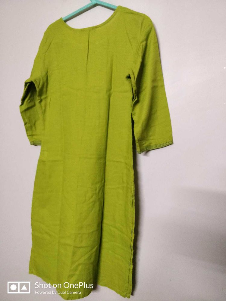 Lime Green Kurta