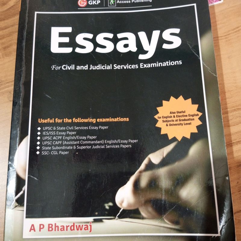 Essays (For Civil And Judicial Services)