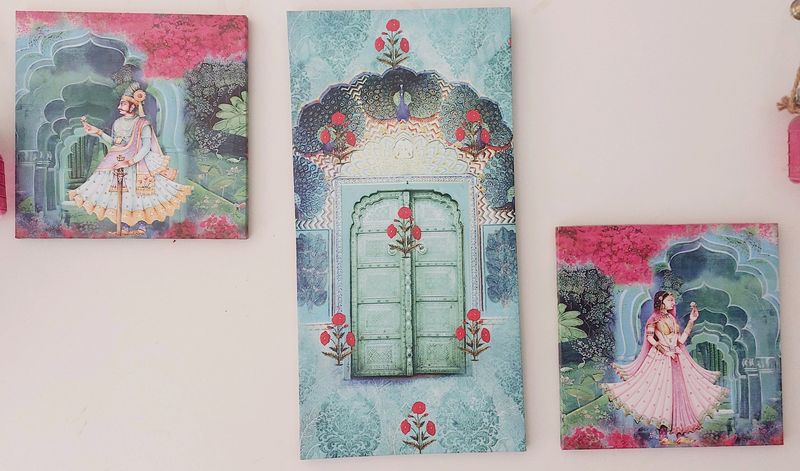 Wall Paintings Set Of 3