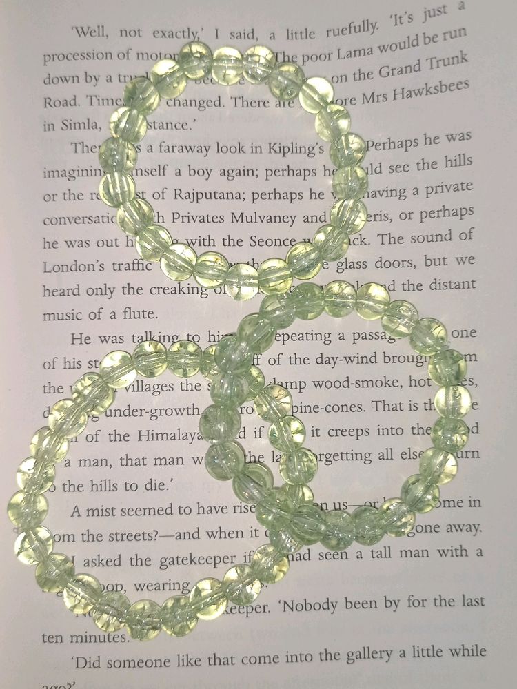 Green 🍏💚 Crackle Bracelet