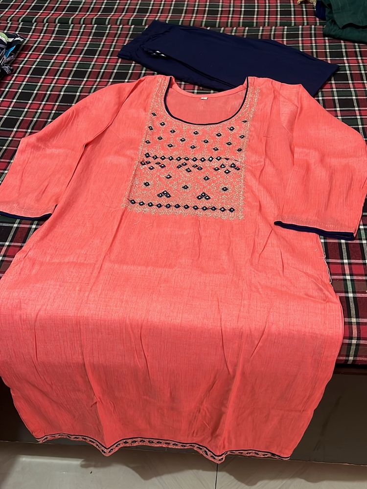 Kurti With Pant Set