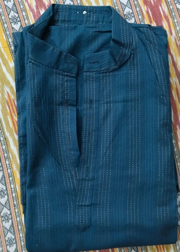 Navy Blue Kurta