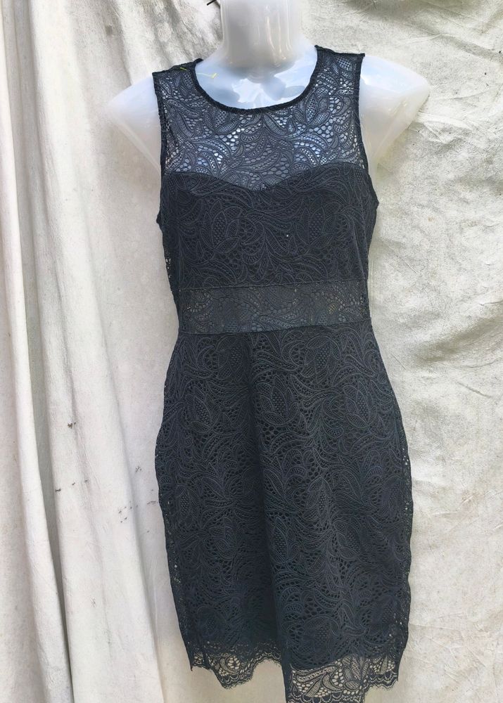 I. BLACK NET SEXY BODYCON