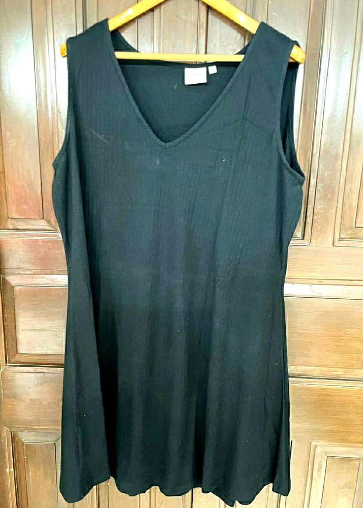 JUNAROSE BLACK A-LINE DRESS