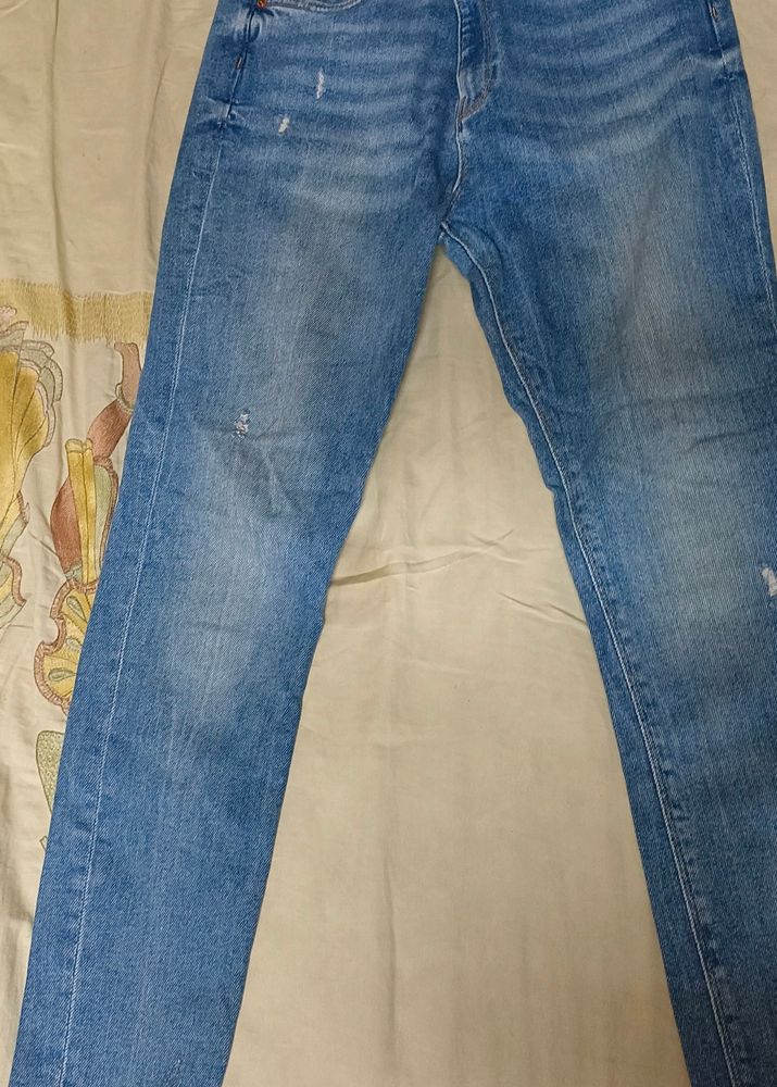 Original Ribbed Zara Denim. Wore Only Once.