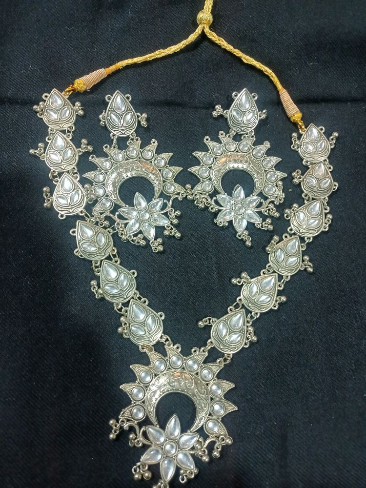 Ethnic Necklace, Oxidised Jewellery,