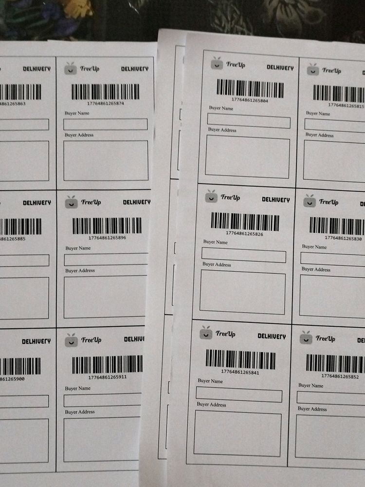 Freeup Shipping Labels