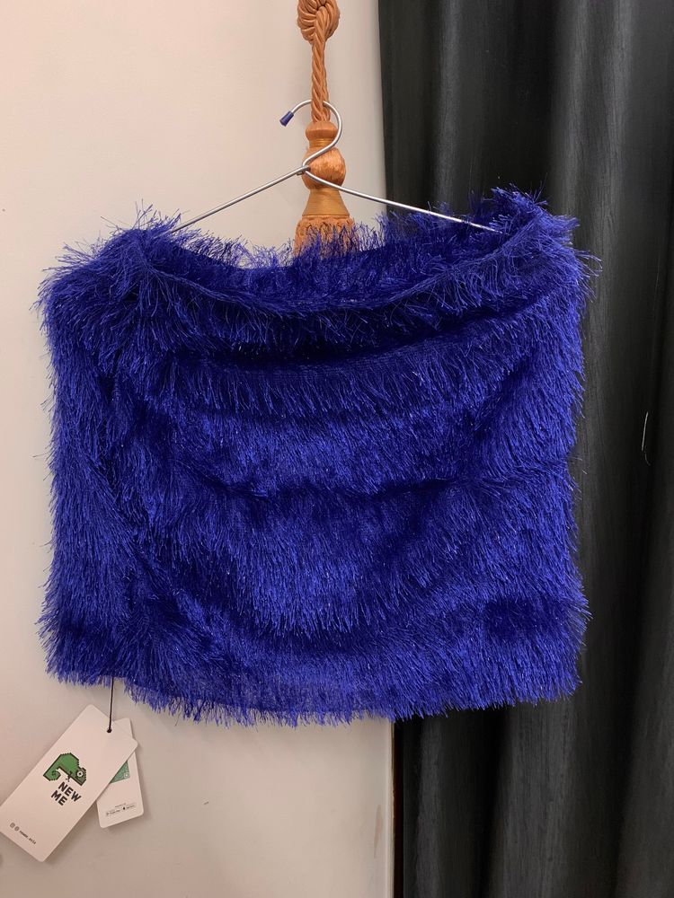 Royal Blue Fringes Skirt (New with Tag)💙