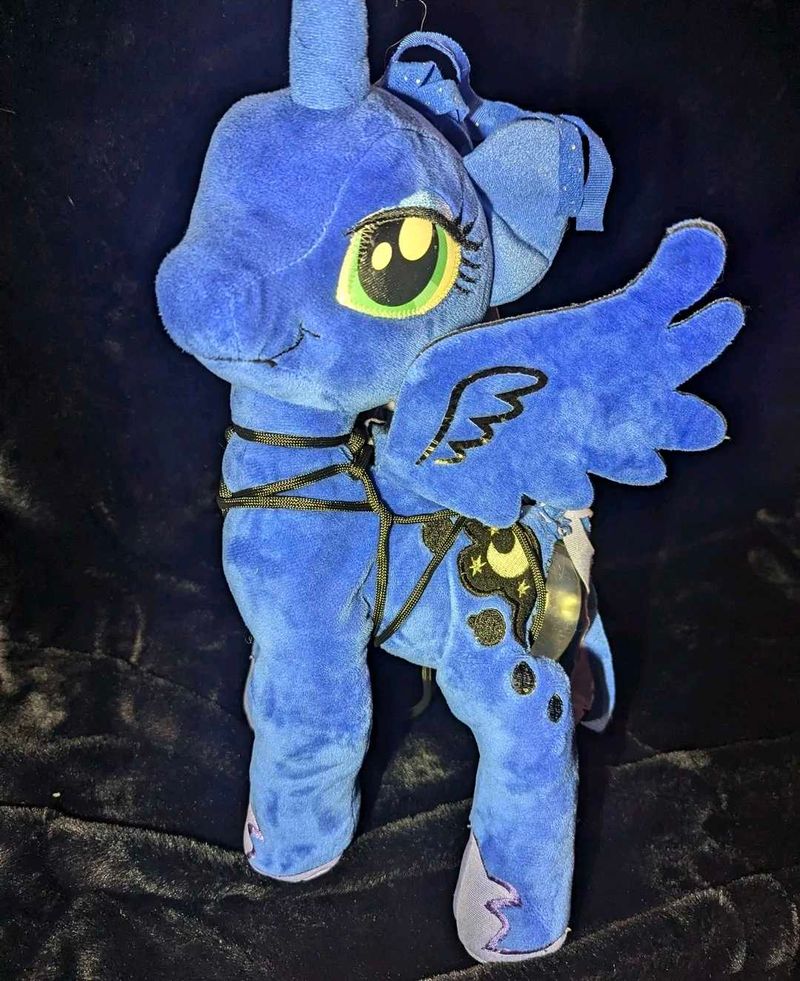 Dark Blue Pony Plushie