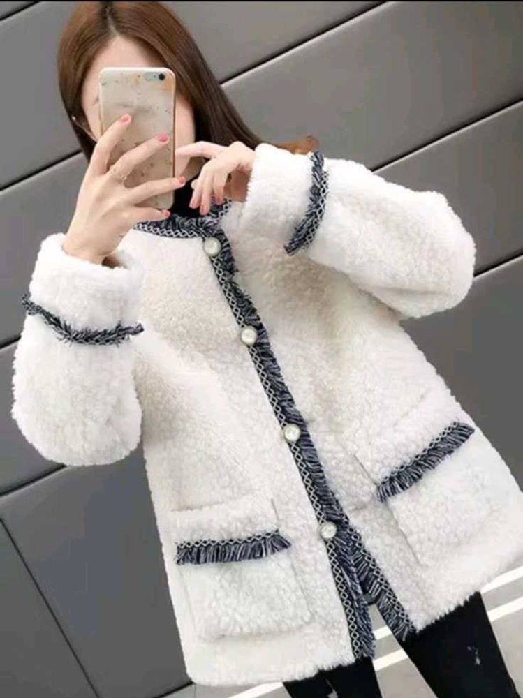 Furry Woolen Cardigan