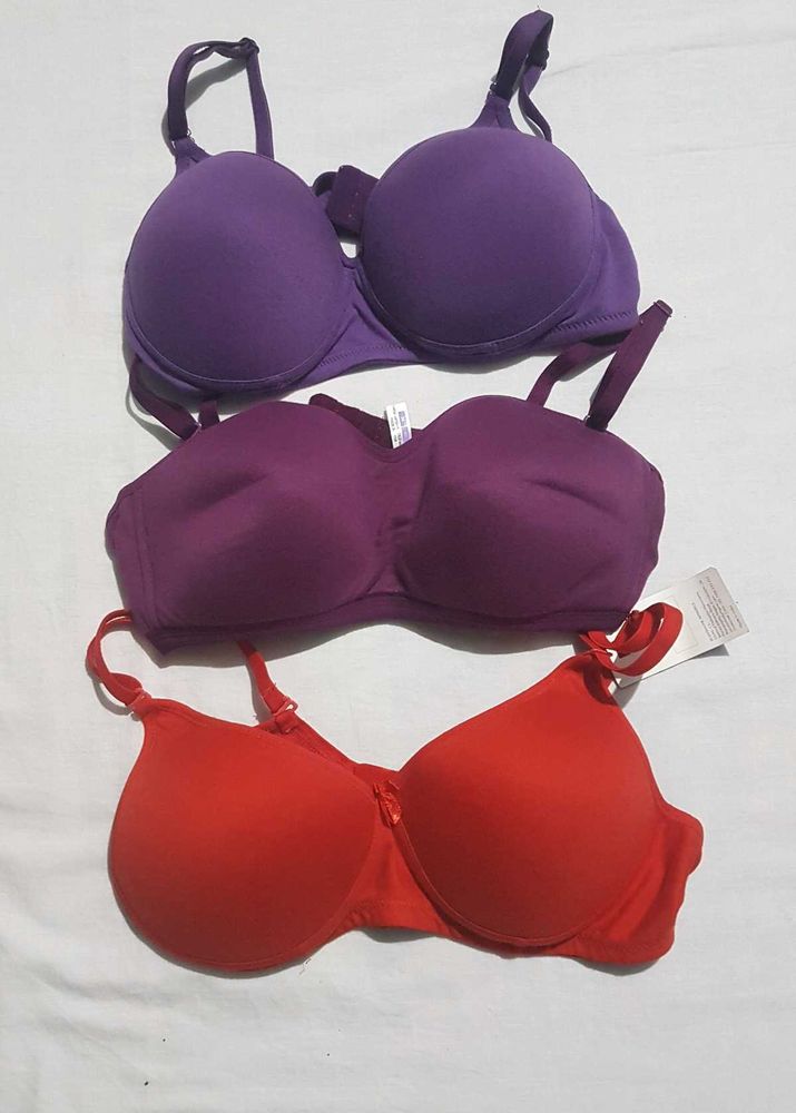 Brand New Padded Bras (Set Of 3)