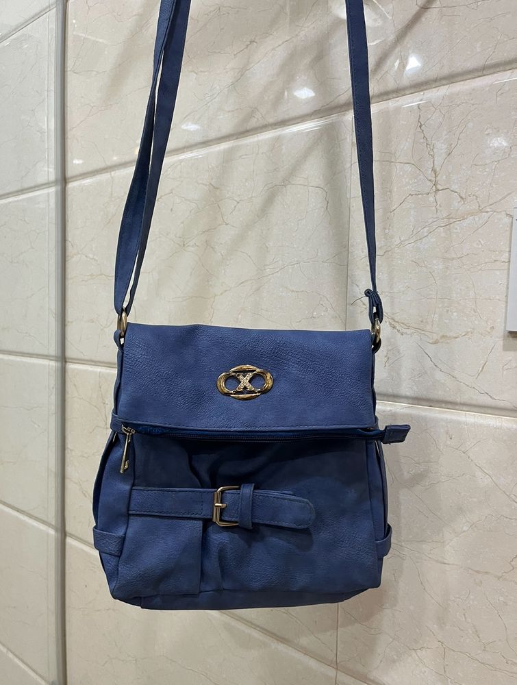 Blue Sling Bag