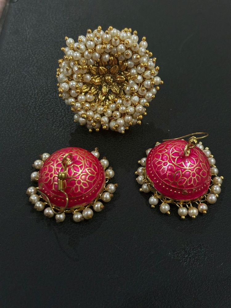 Ring With Jhumka