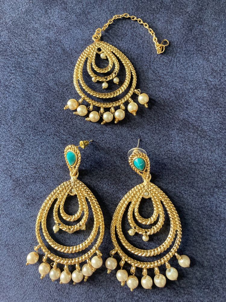 Earings And Mang Tikka