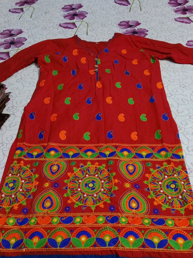 Embroidery Work Kurta