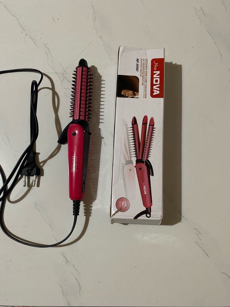 nova hair straightener 3 in 1