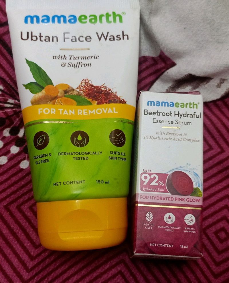 Serum And Facewash