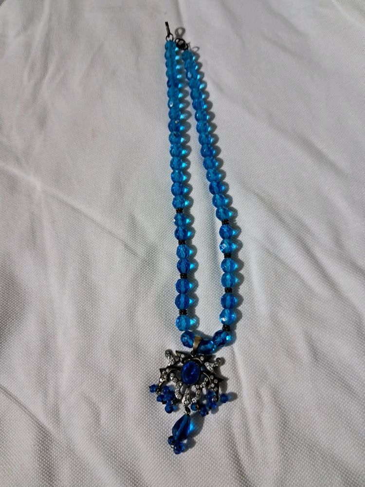 Blue Imitation Necklace