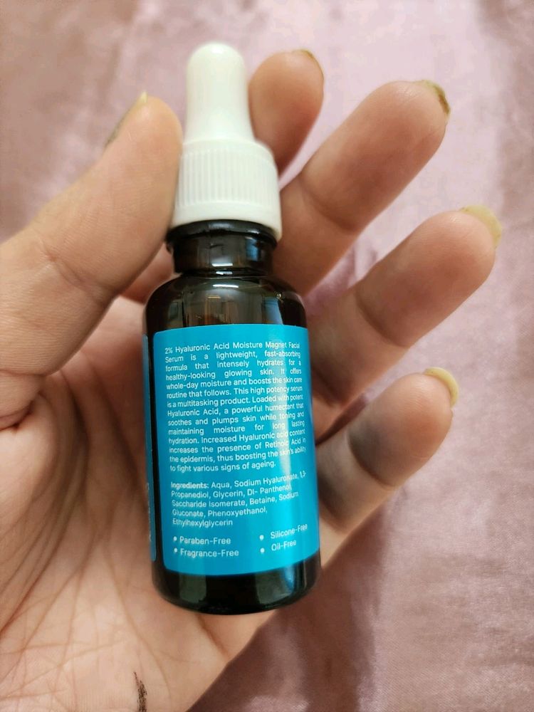 2% hyaluronic acid face serumFor hydration and col