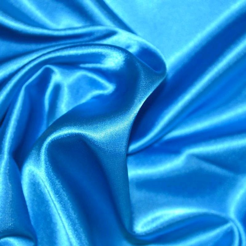 Satin Fabric _ Blue