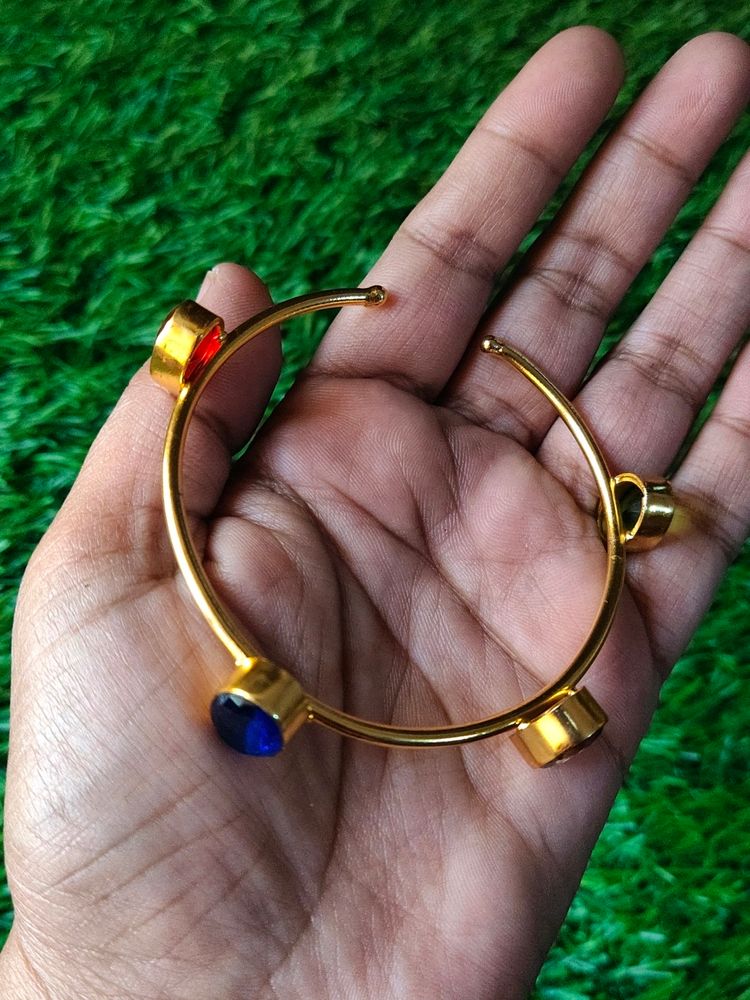 Multi Colour Brass Bracelet / Bangle