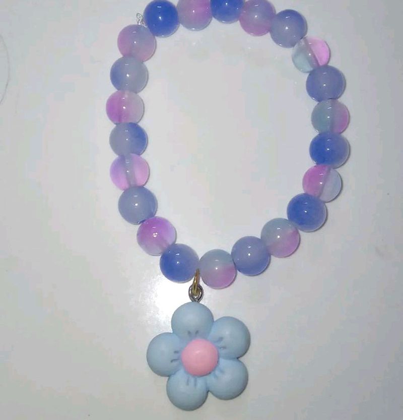 CUTE BLUE AND PURPLE JELLY BRACELET 💙💜