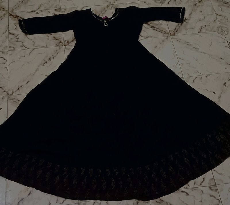 Ethnic Black Gown