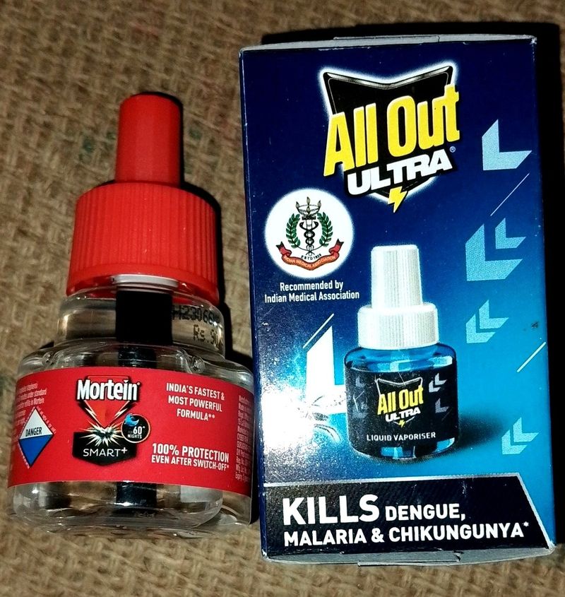 All Out And Mortein Machine Liquid