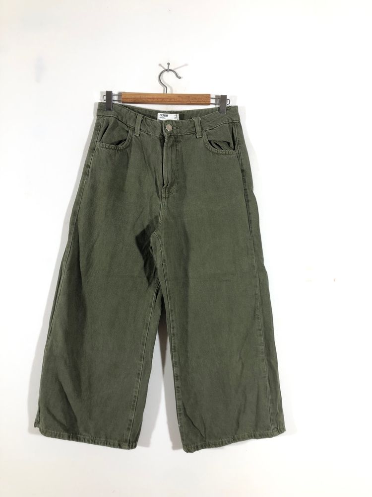 Olive Green Casual Jeans(Women’s)