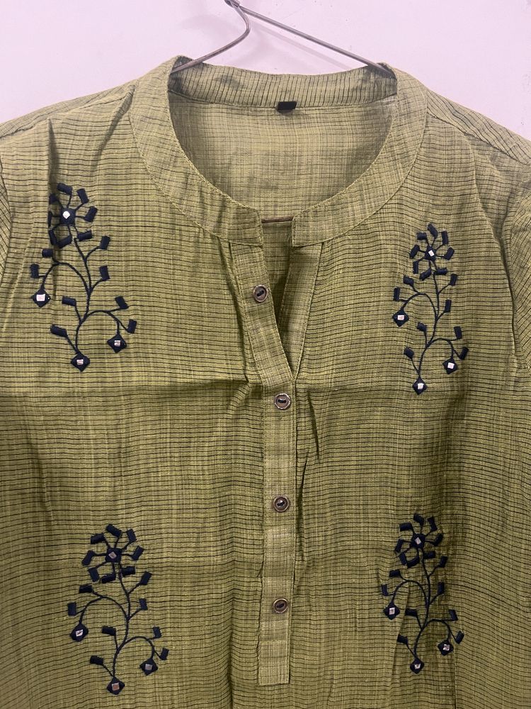 Floral Print Kurta