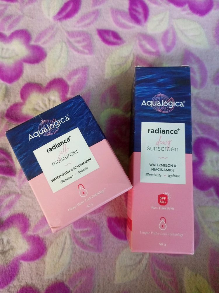 Aqualogica Combo Pack Moisturizer And Sunscreen