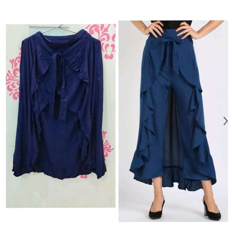 Ruffle Blue Pant