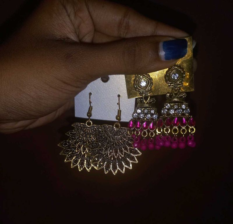 2 Pair Of Earrings