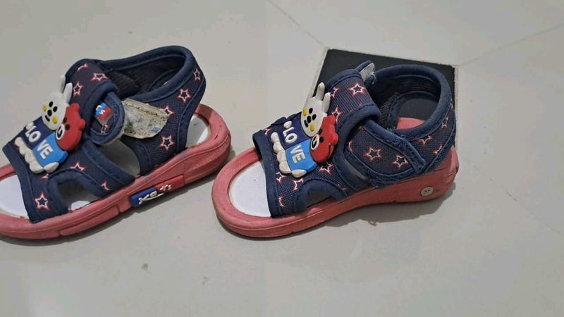 Kids Sandles Boys Slippers Footwear Red/Blue