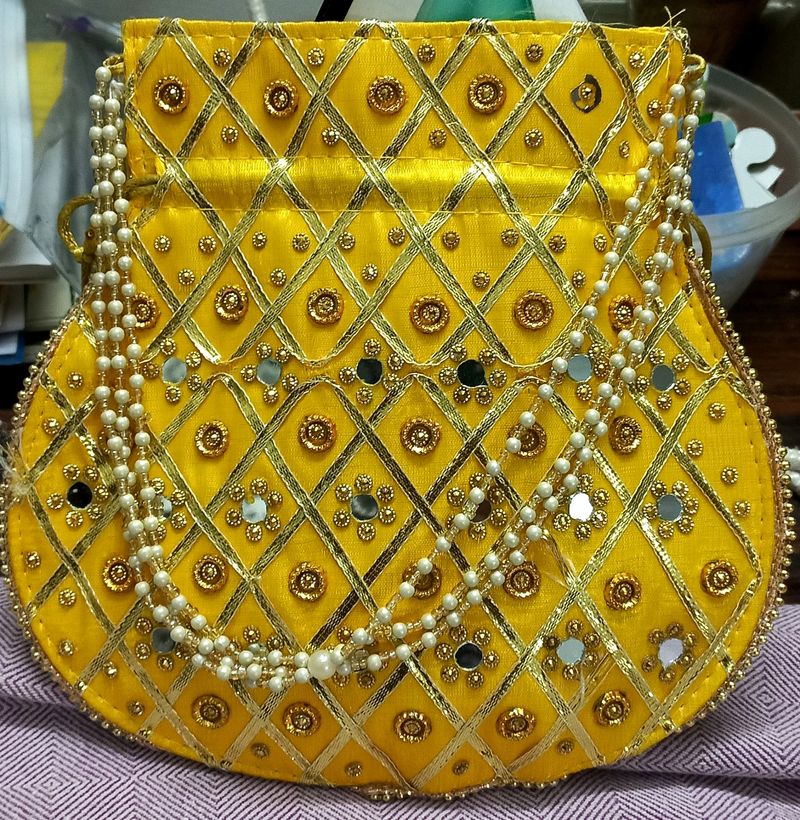 Potli Bag Golden