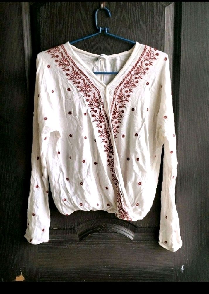 Only Embroidered Top