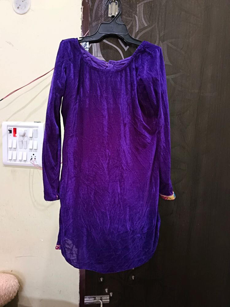 Velvet Kurta