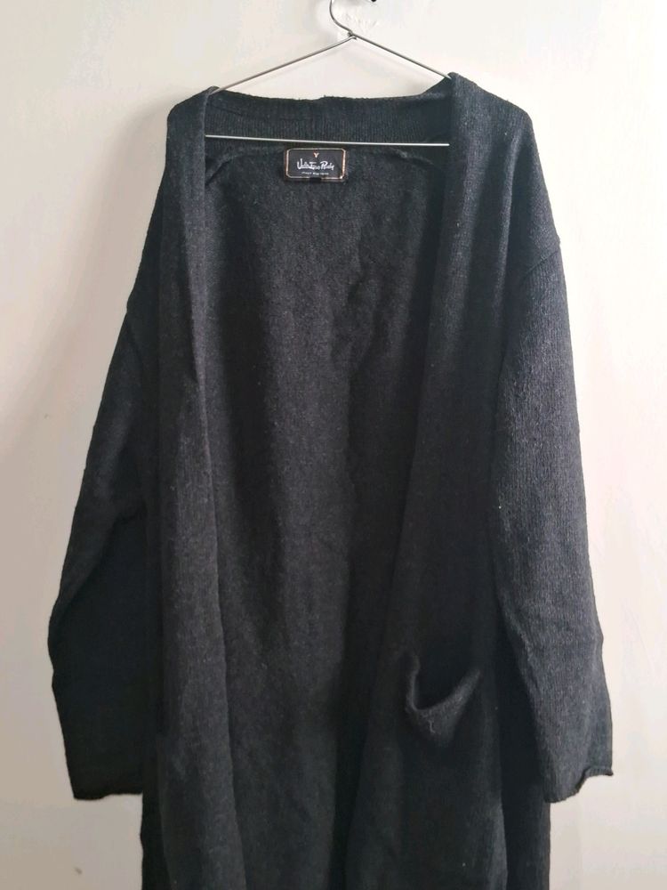 Charcoal black Cardigan