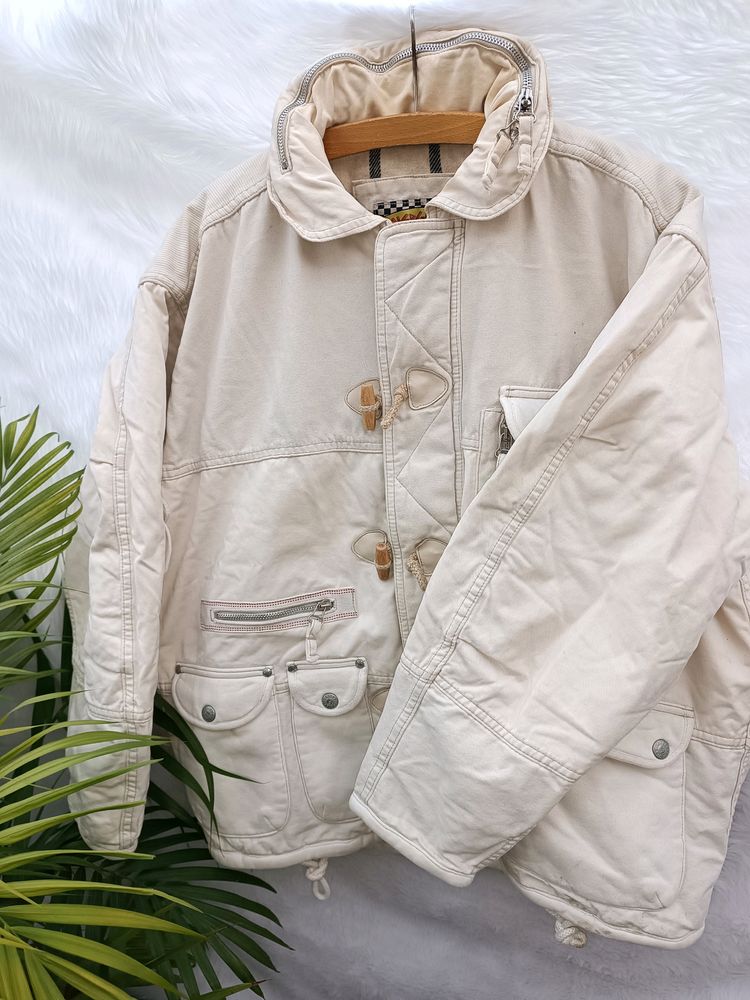 Sherpa off white heavy duty jacket