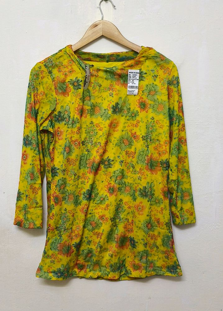 Trendy New Floral Top For Women