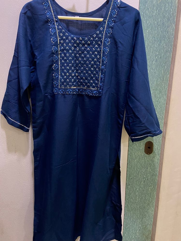 Royal blue kurti