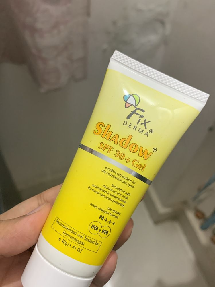 Fixderma Shadow Spf 30+ Gel Sunscreen