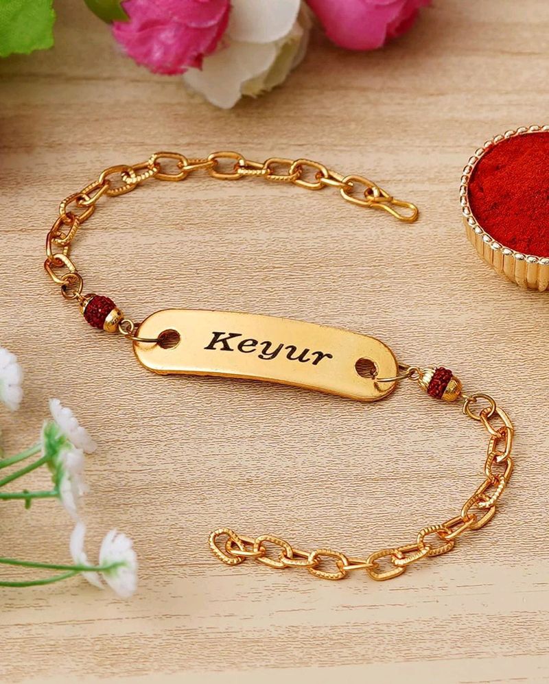 Name Rakhi Trending Bracelet Pattern