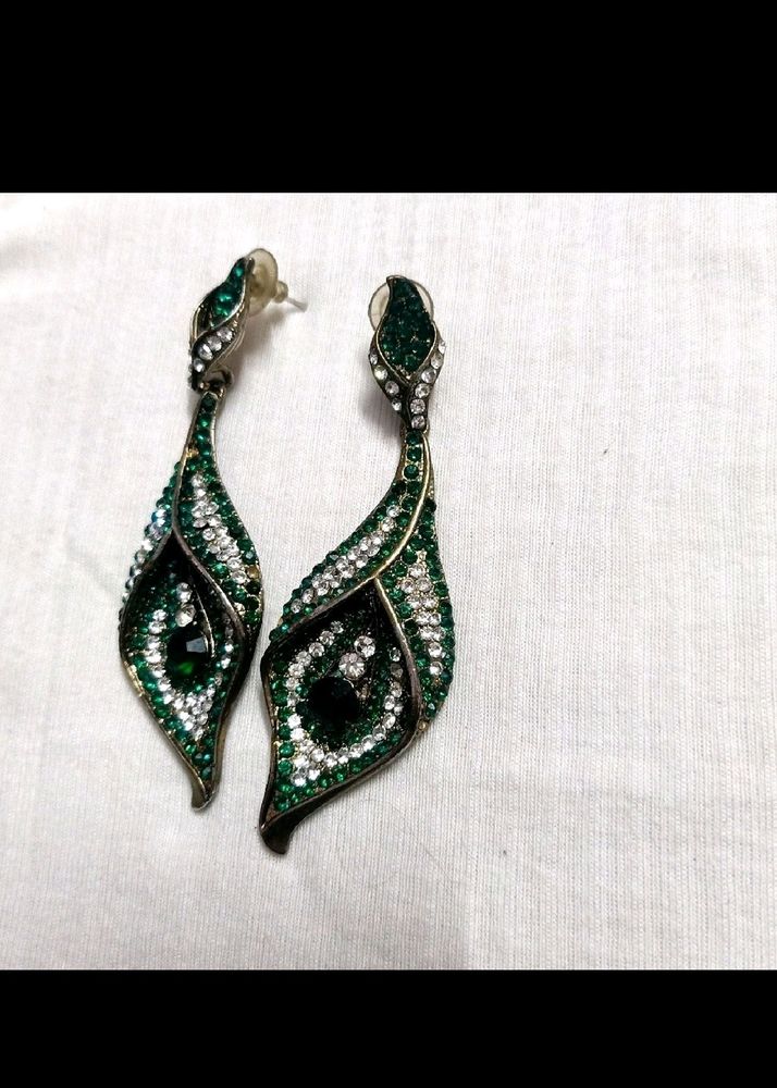 New Peacock  Like Earing